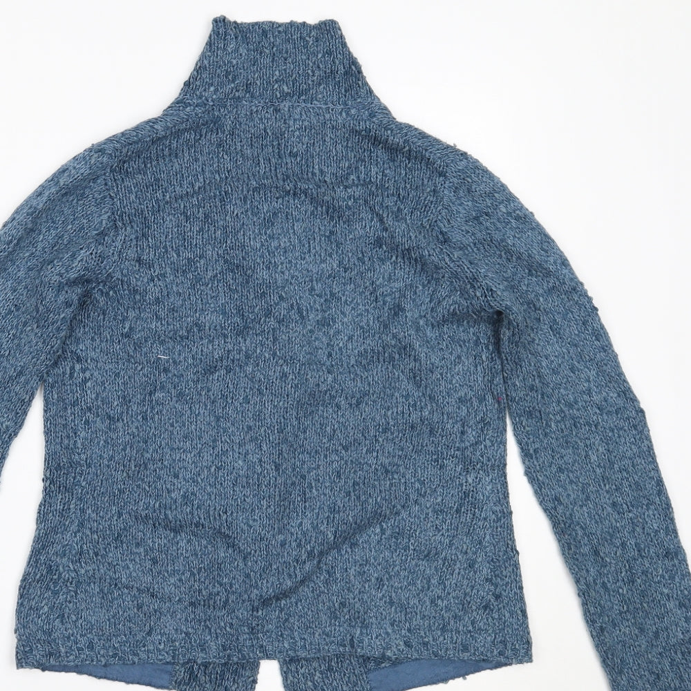 Ken Womens Blue Cardigan Jumper Size XS