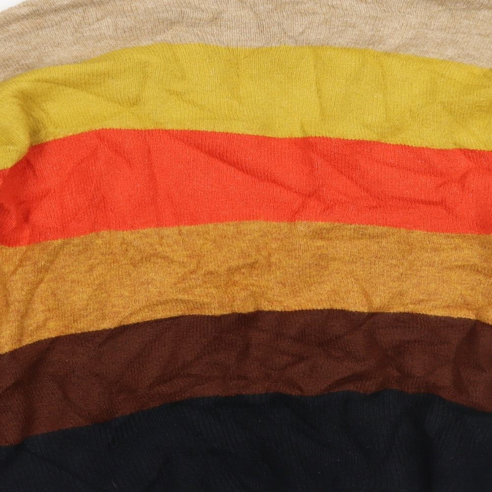 Warehouse Womens Multicoloured Pullover Jumper Size 14
