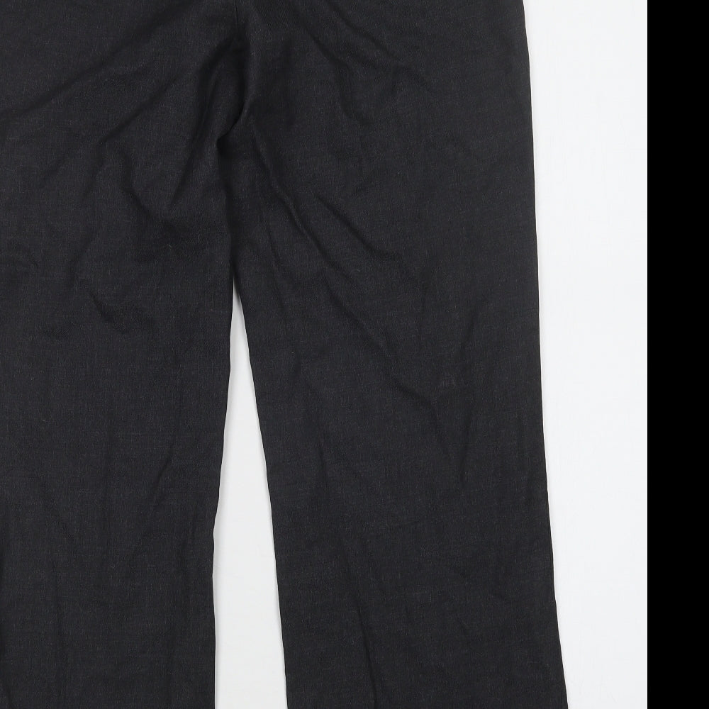 Elegance Womens Grey Trousers Size 12 L28 in