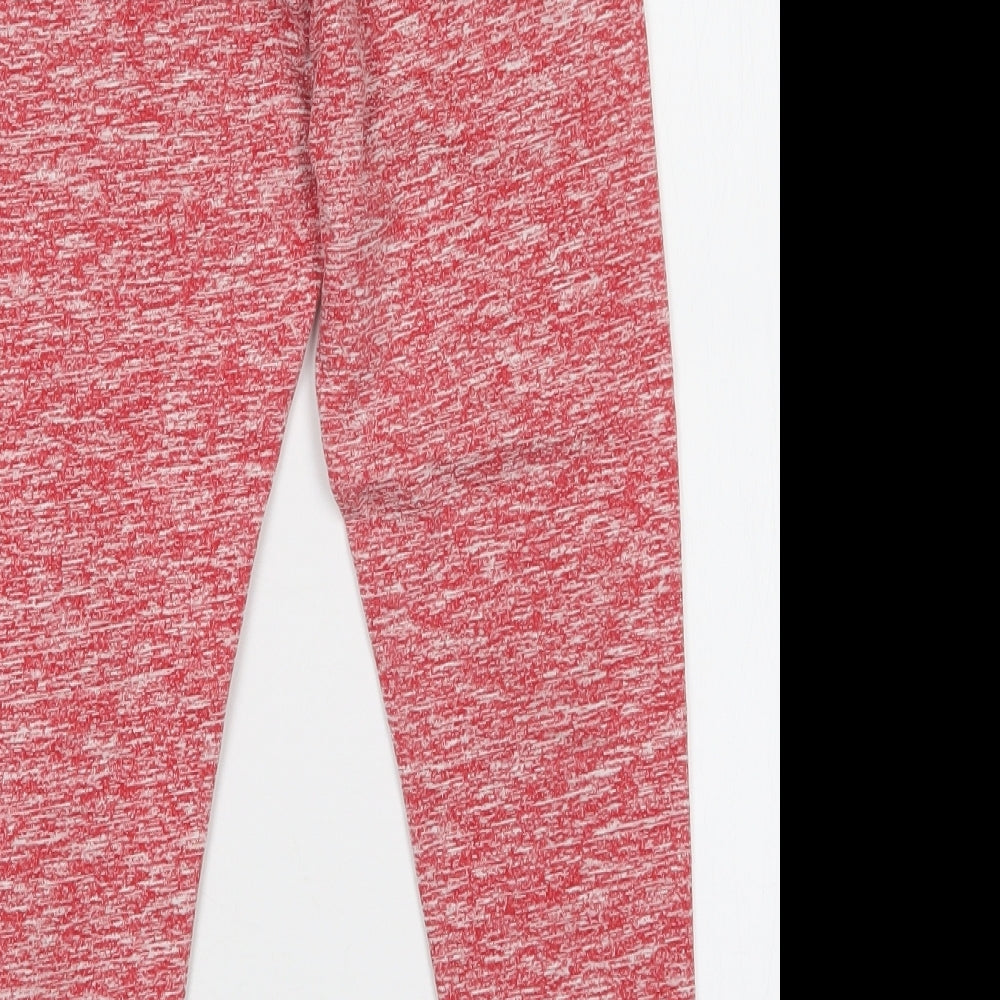 NEXT Girls Red Jogger Trousers Size 9 Months