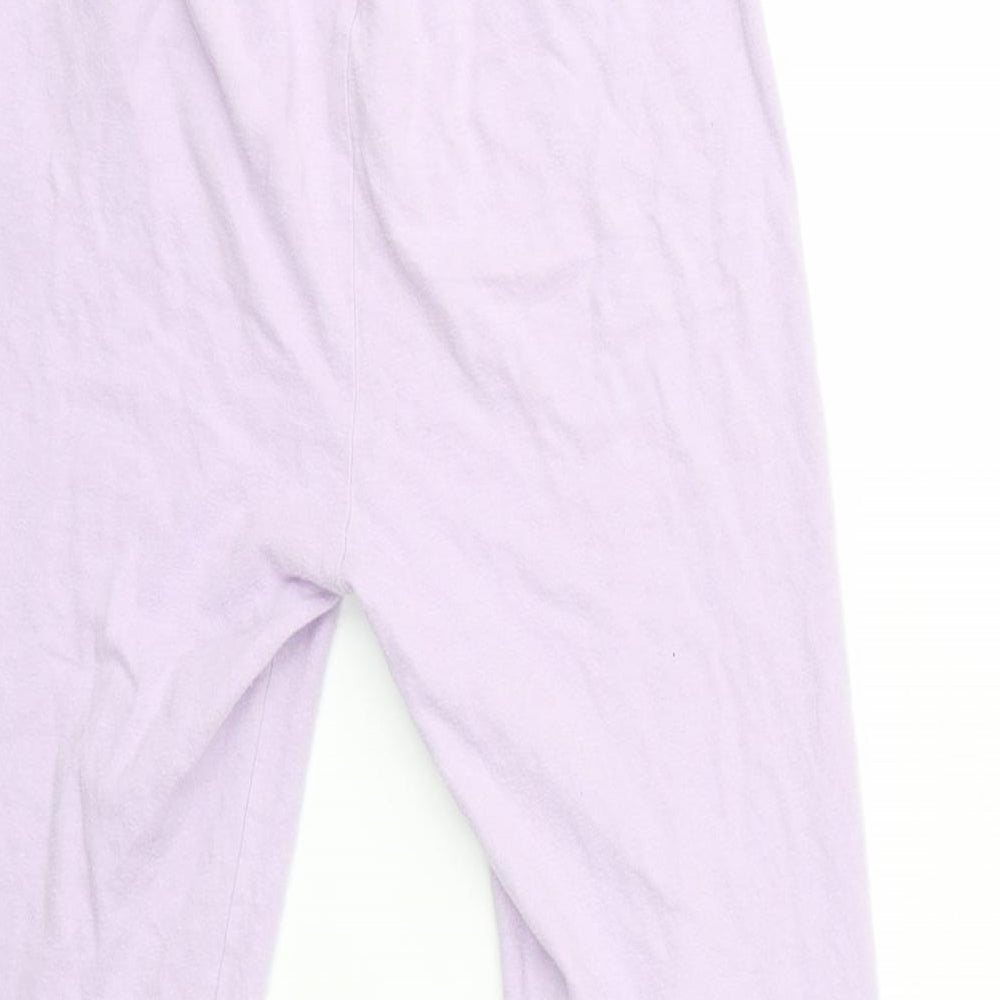 Primark Girls Purple Solid Pyjama Pants Size 4-5 Years - Elsa and Anna. Frozen