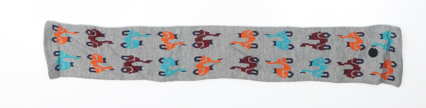 M&S Unisex Multicoloured Scarf One Size - TRACTORS
