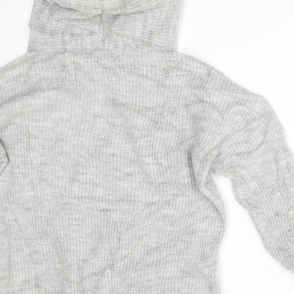 NEXT Womens Grey Pullover Hoodie Size S