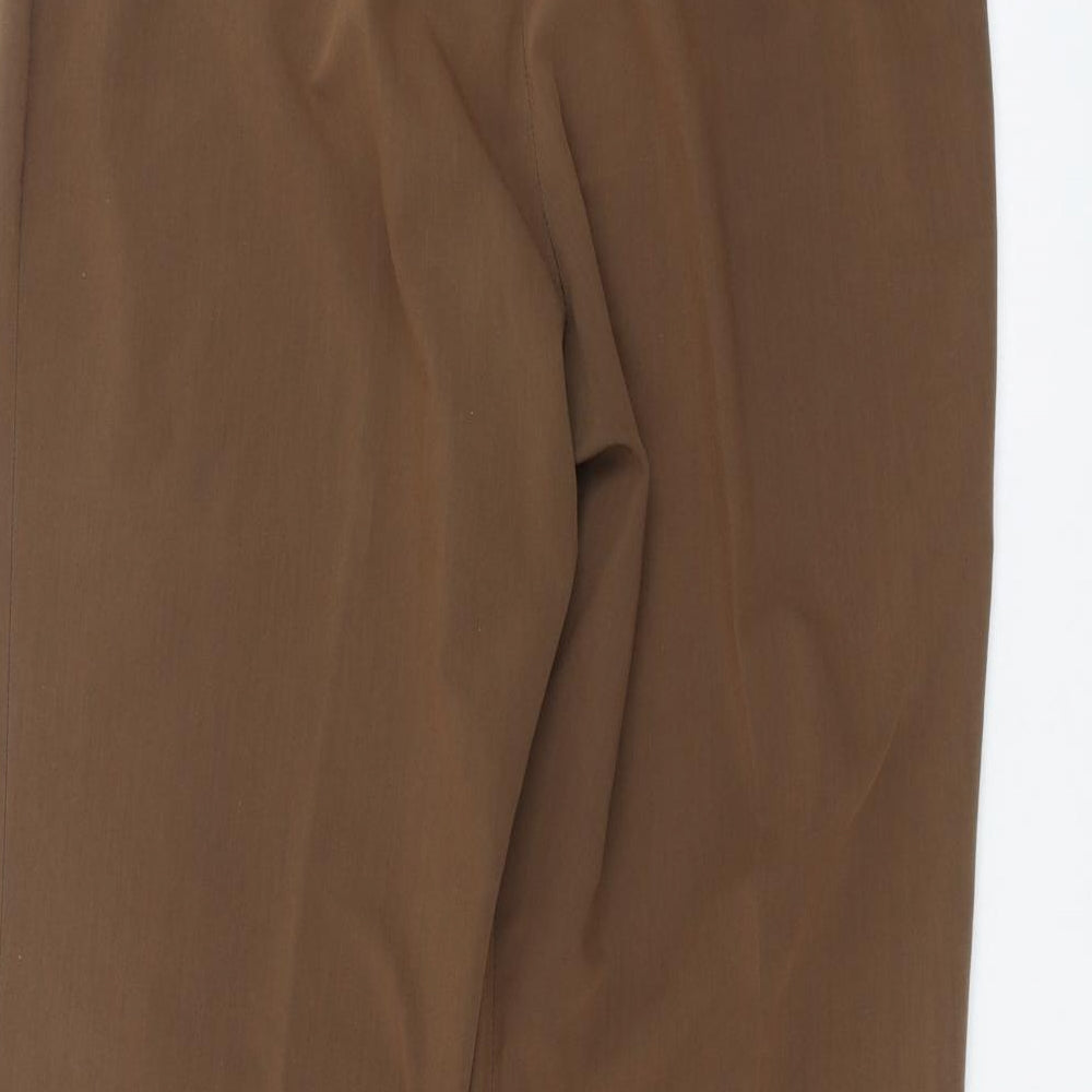 Punt Roma Womens Brown Trousers Size 18 L28 in