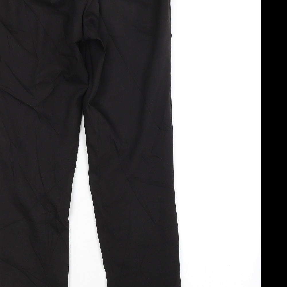 H&M Womens Black Trousers Size 10 L28 in