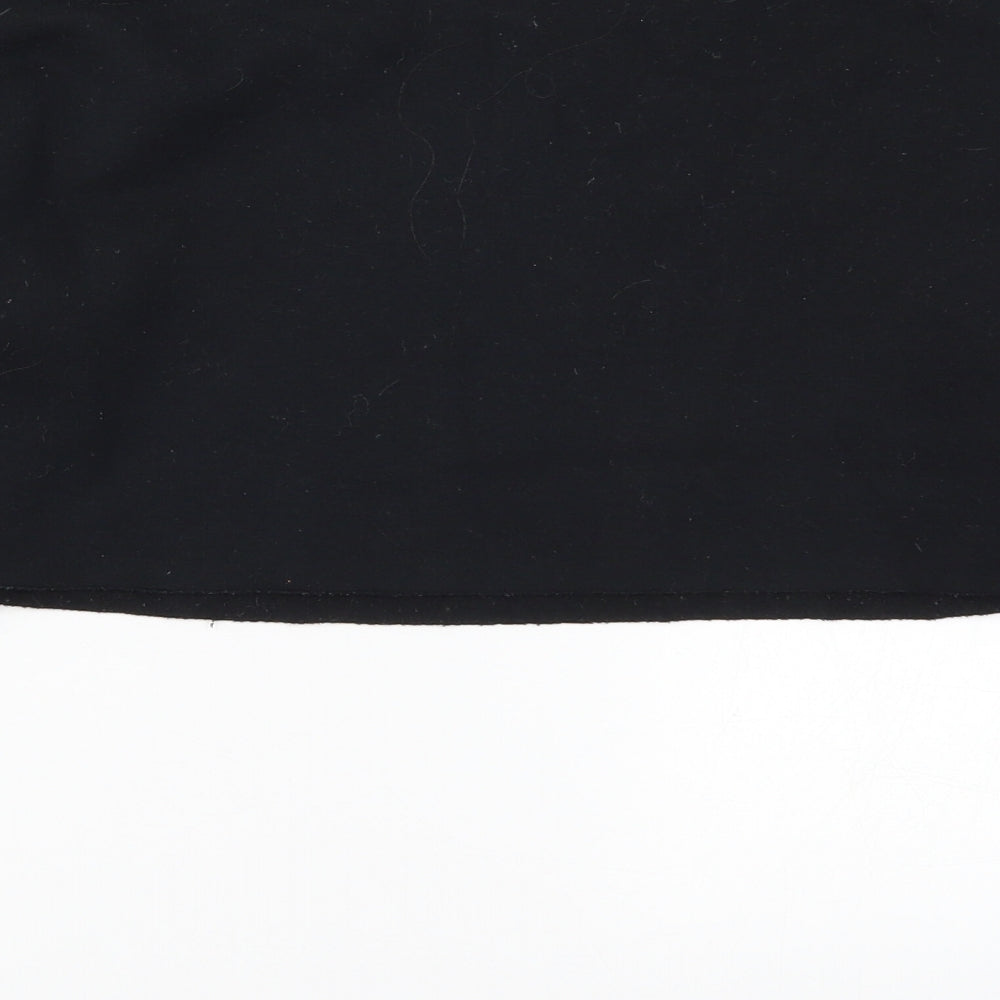 PRETTYLITTLETHING Womens Black Pullover Sweatshirt Size S - Chalet Girl