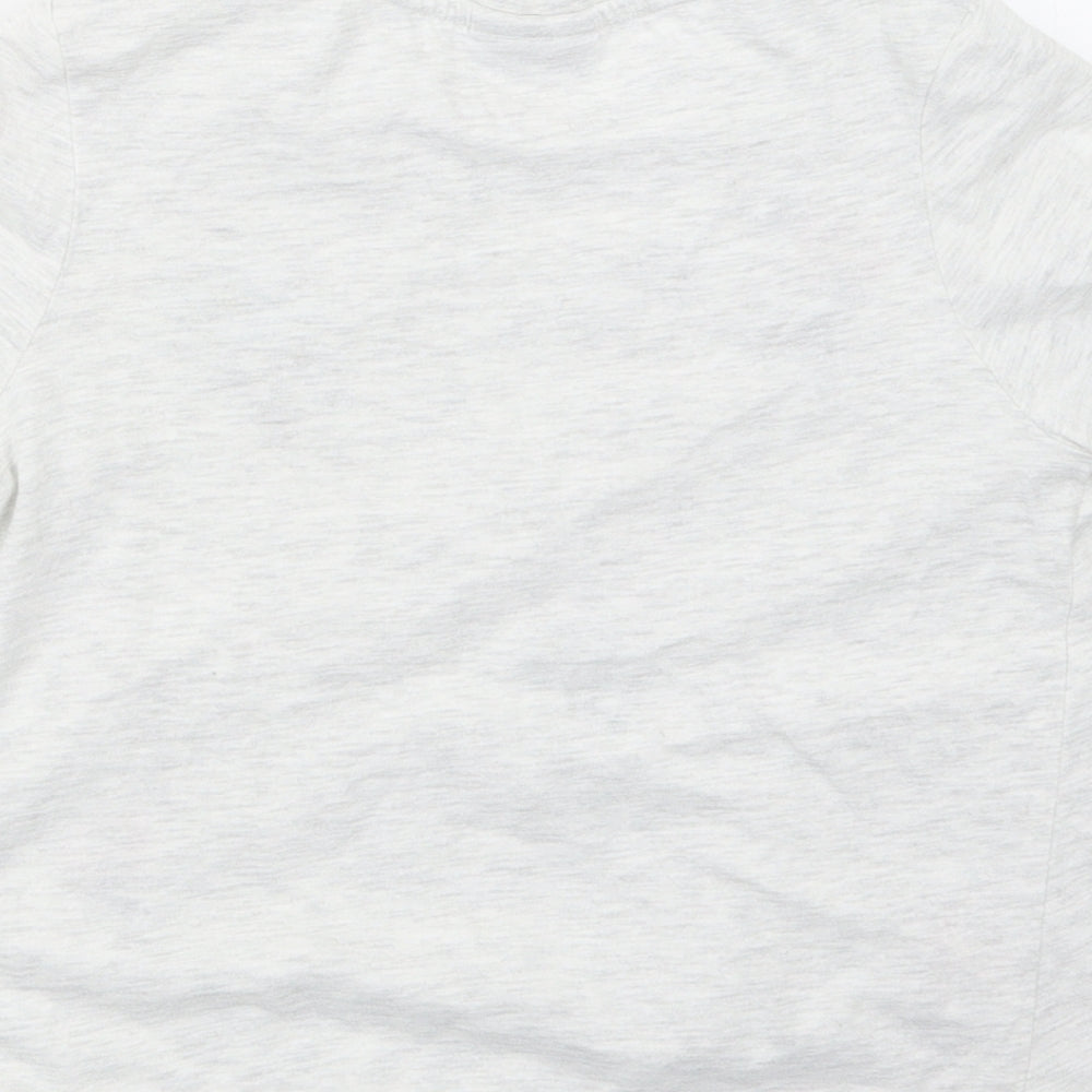 Matalan Girls Grey Basic T-Shirt Size 9 Years