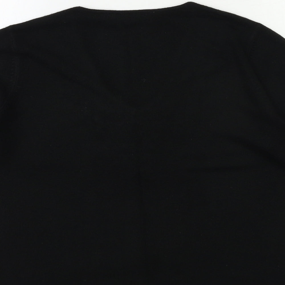 BHS Womens Black Knit Pullover Jumper Size 12