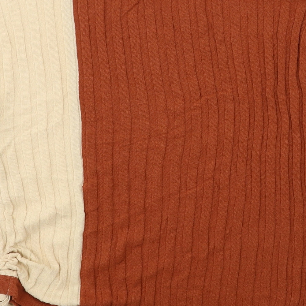 Marks and Spencer Womens Brown Knit Pullover Jumper Size M