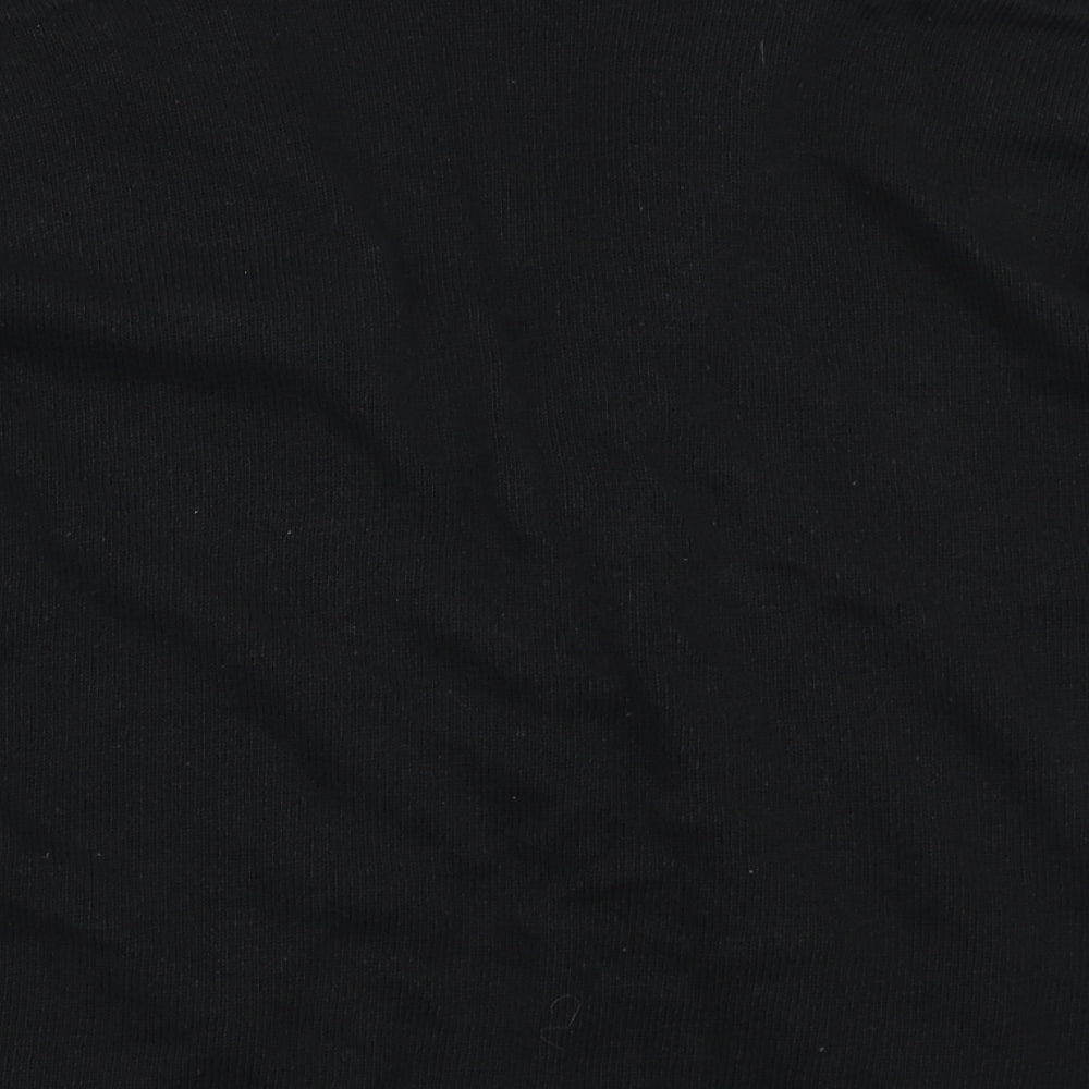 Being Casual Womens Black Knit Cardigan Jumper Size 16