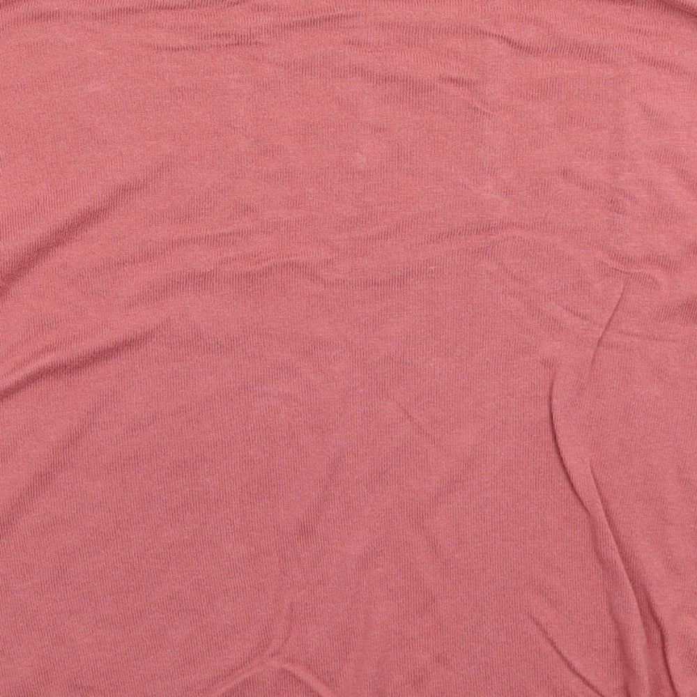 Warehouse Womens Pink Knit Pullover Jumper Size 10