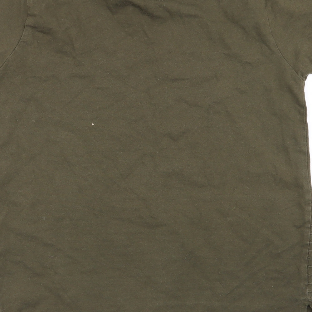Primark Boys Green Basic T-Shirt Size 10-11 Years