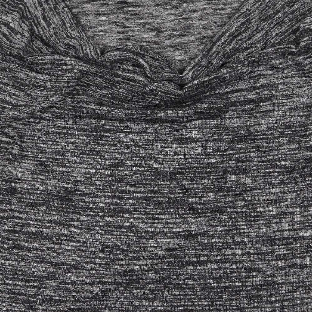Indigo Womens Grey Basic T-Shirt Size 10