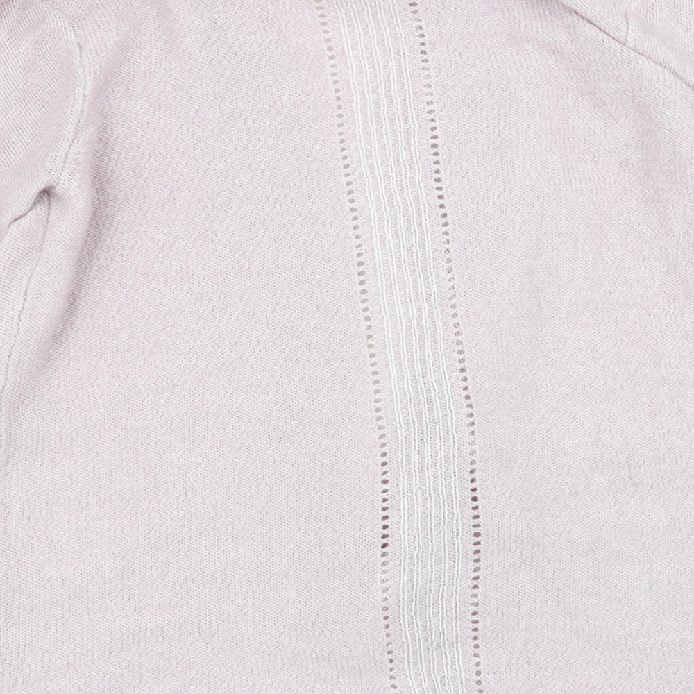 Soon Womens Pink Cardigan Jumper Size M