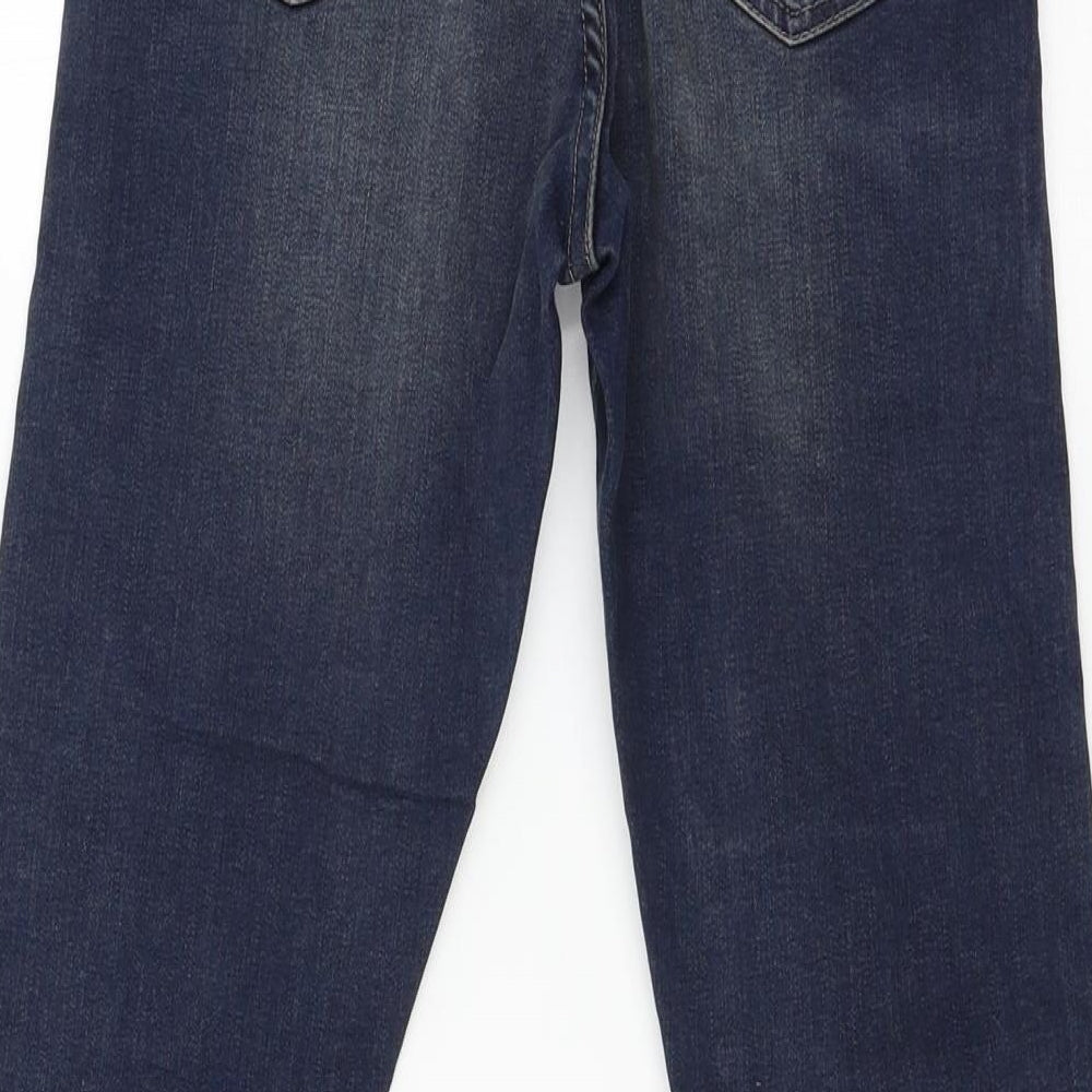 Topshop Womens Blue Denim Skinny Jeans Size 26 in L32 in