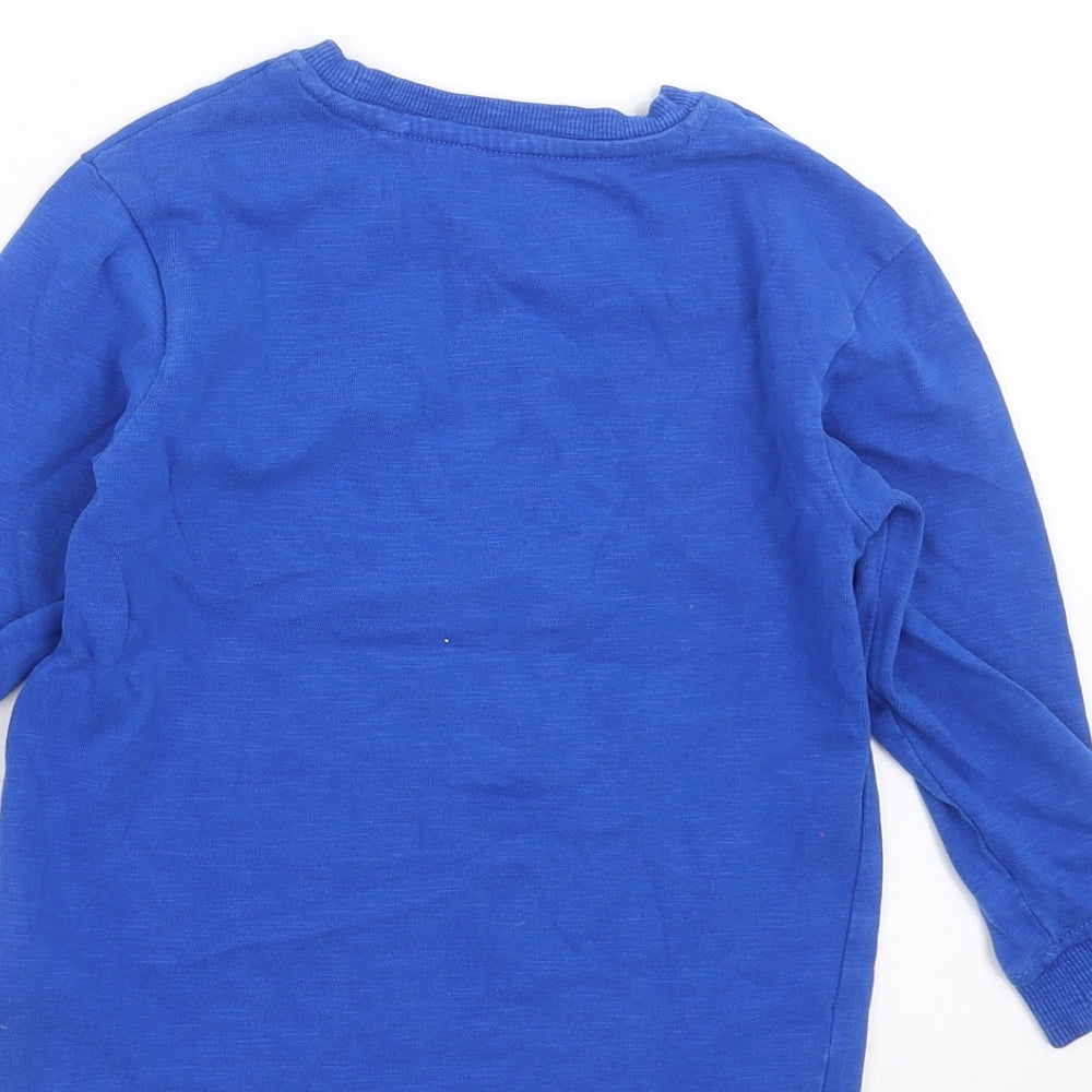 NEXT Boys Blue Pullover Sweatshirt Size 4 Years