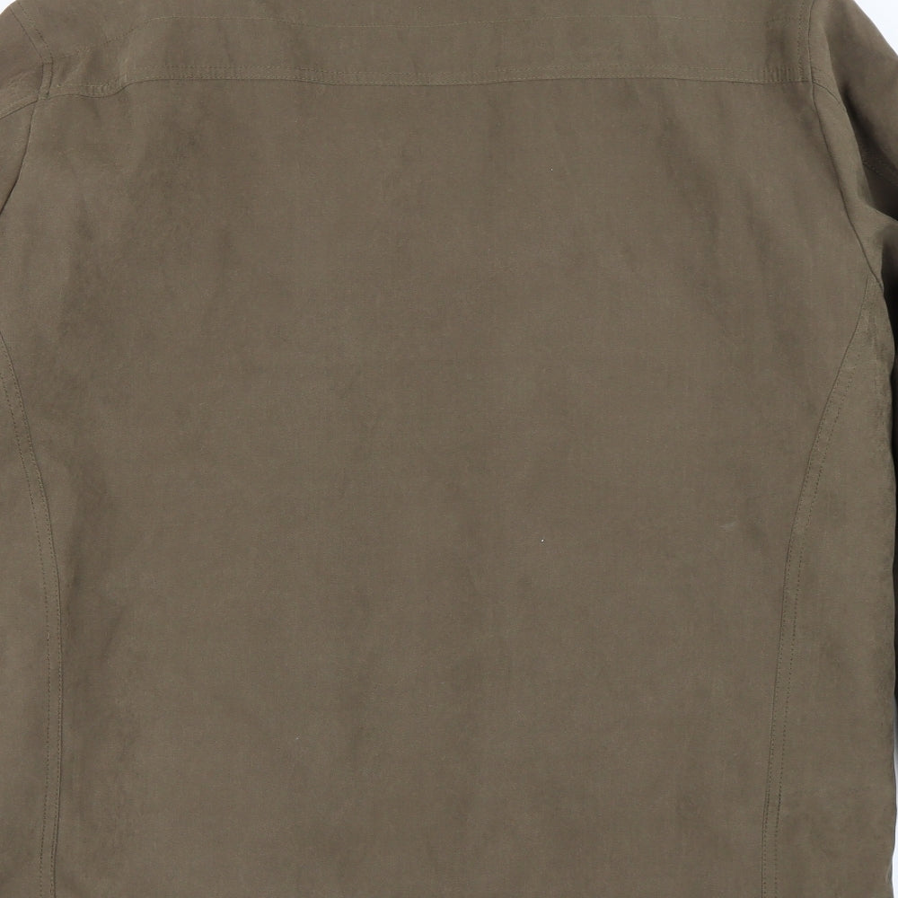 Wellington Womens Brown Overcoat Coat Size XL