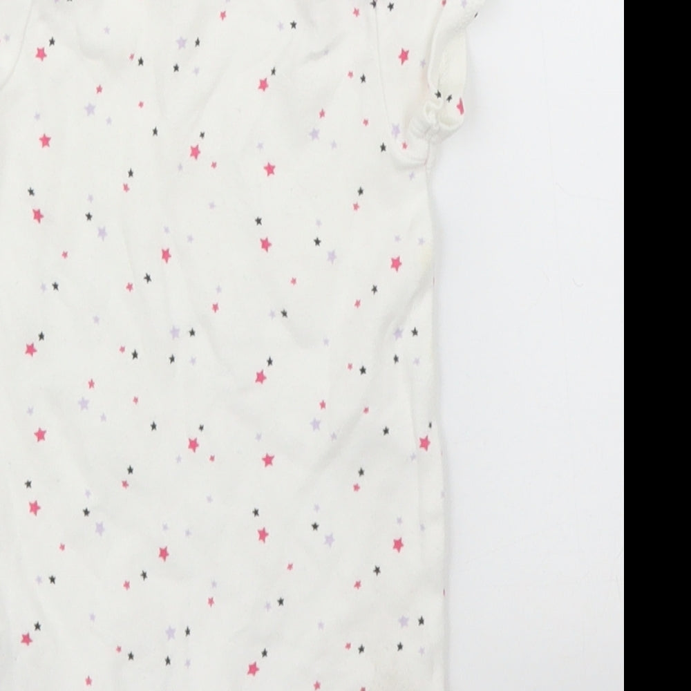 Early Days Girls White Babygrow One-Piece Size 0-3 Months