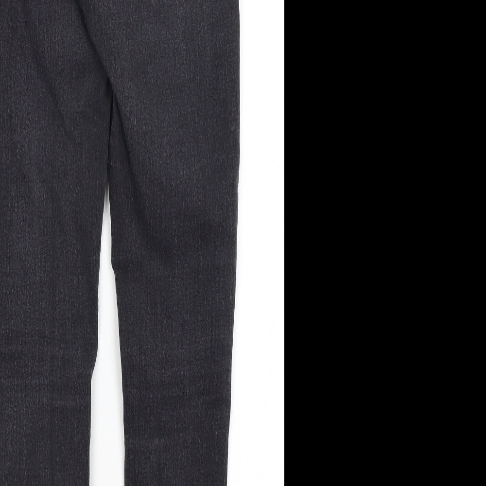 Topshop Womens Grey Skinny Jeans Size 28 in L25 in