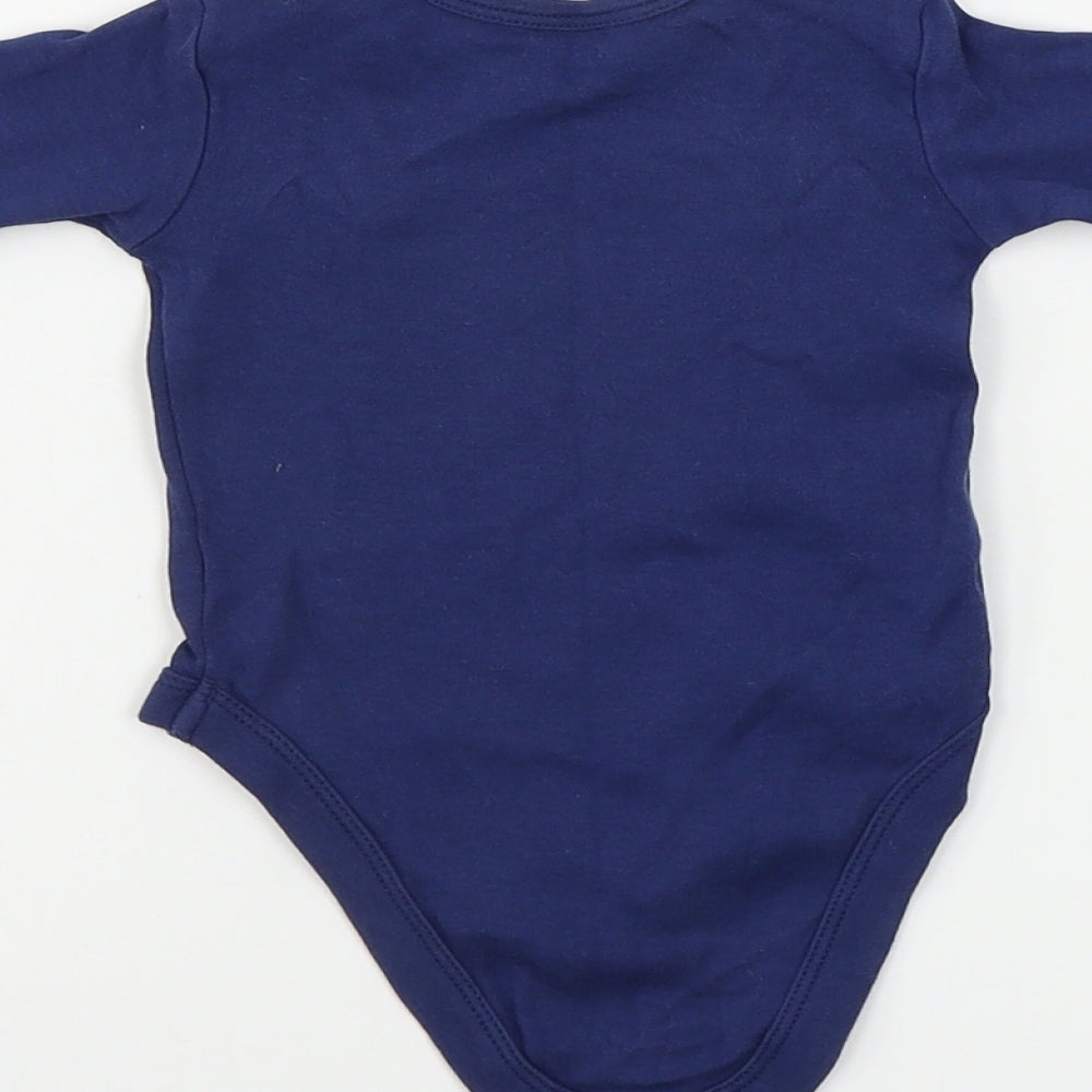TU Boys Blue Babygrow One-Piece Size 0-3 Months