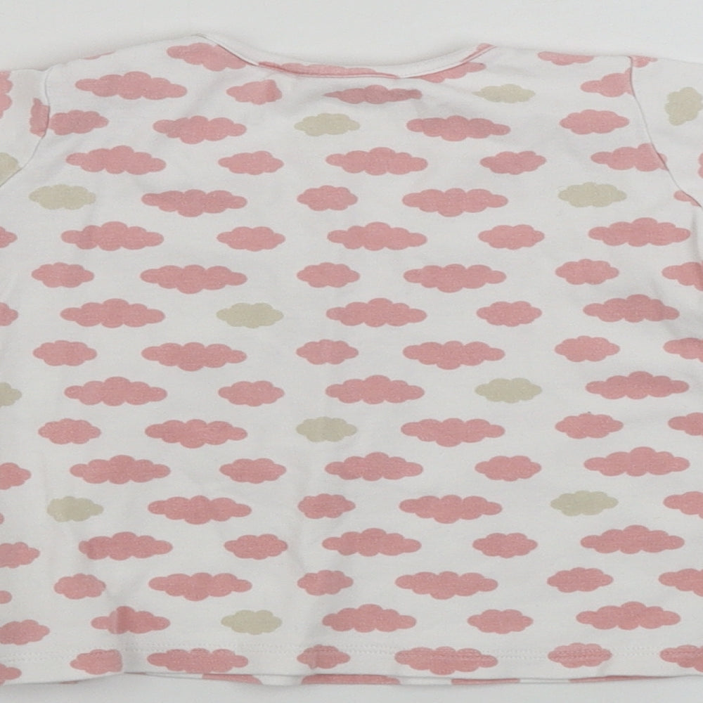 Lupilu Girls White Basic T-Shirt Size 12-18 Months