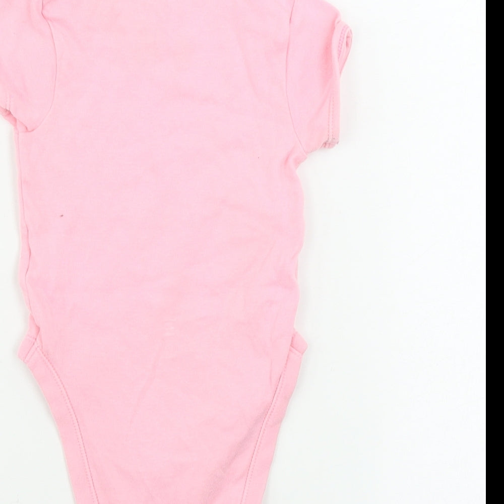 Primark Girls Pink Babygrow One-Piece Size 6-9 Months