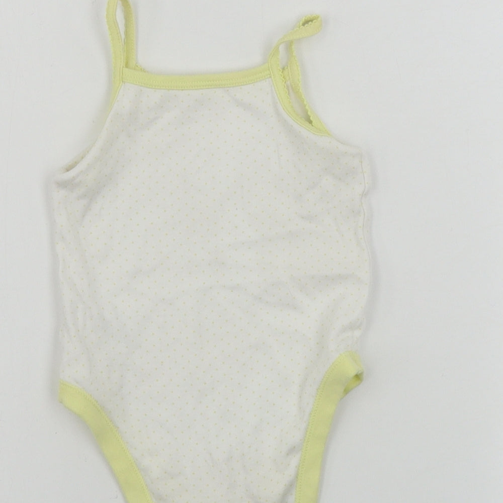 Nutmeg Girls White Basic Tank Size 12-18 Months
