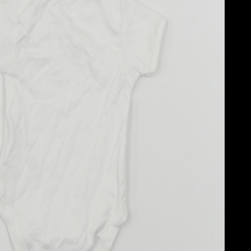 George Boys White Babygrow One-Piece Size 0-3 Months