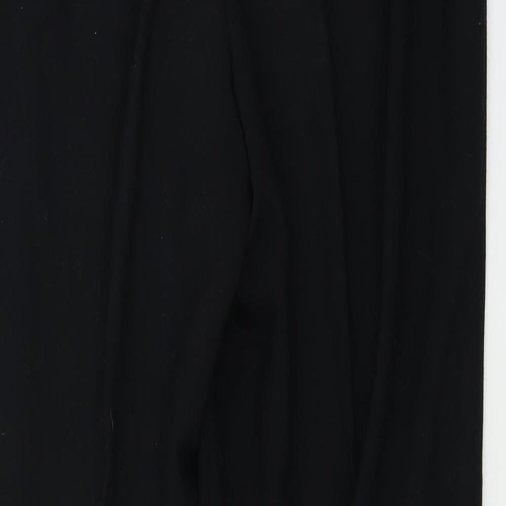 Marks & Spencer Womens Black Trousers Size 14 L28 in