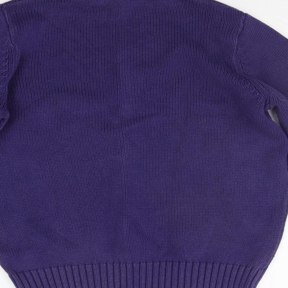 Marks & Spencer Womens Purple Pullover Jumper Size 14