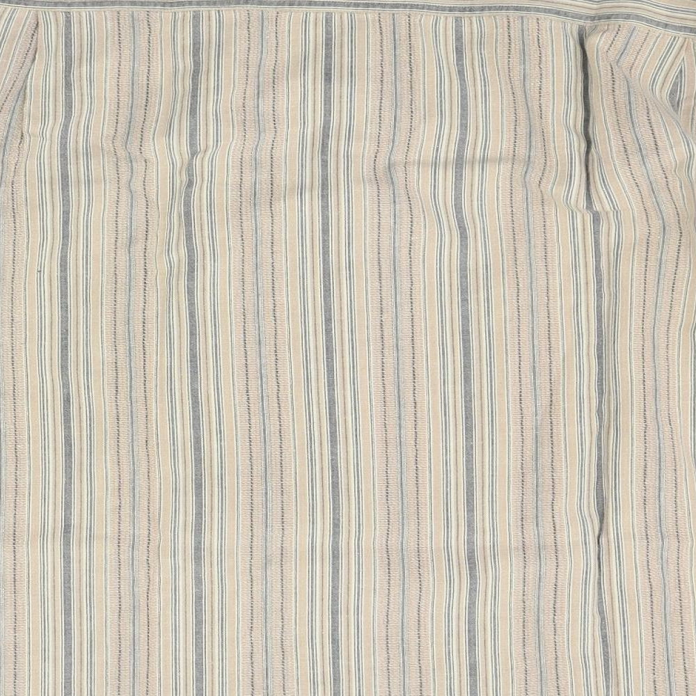 MC Casuals Mens Beige Check Button-Up Size M