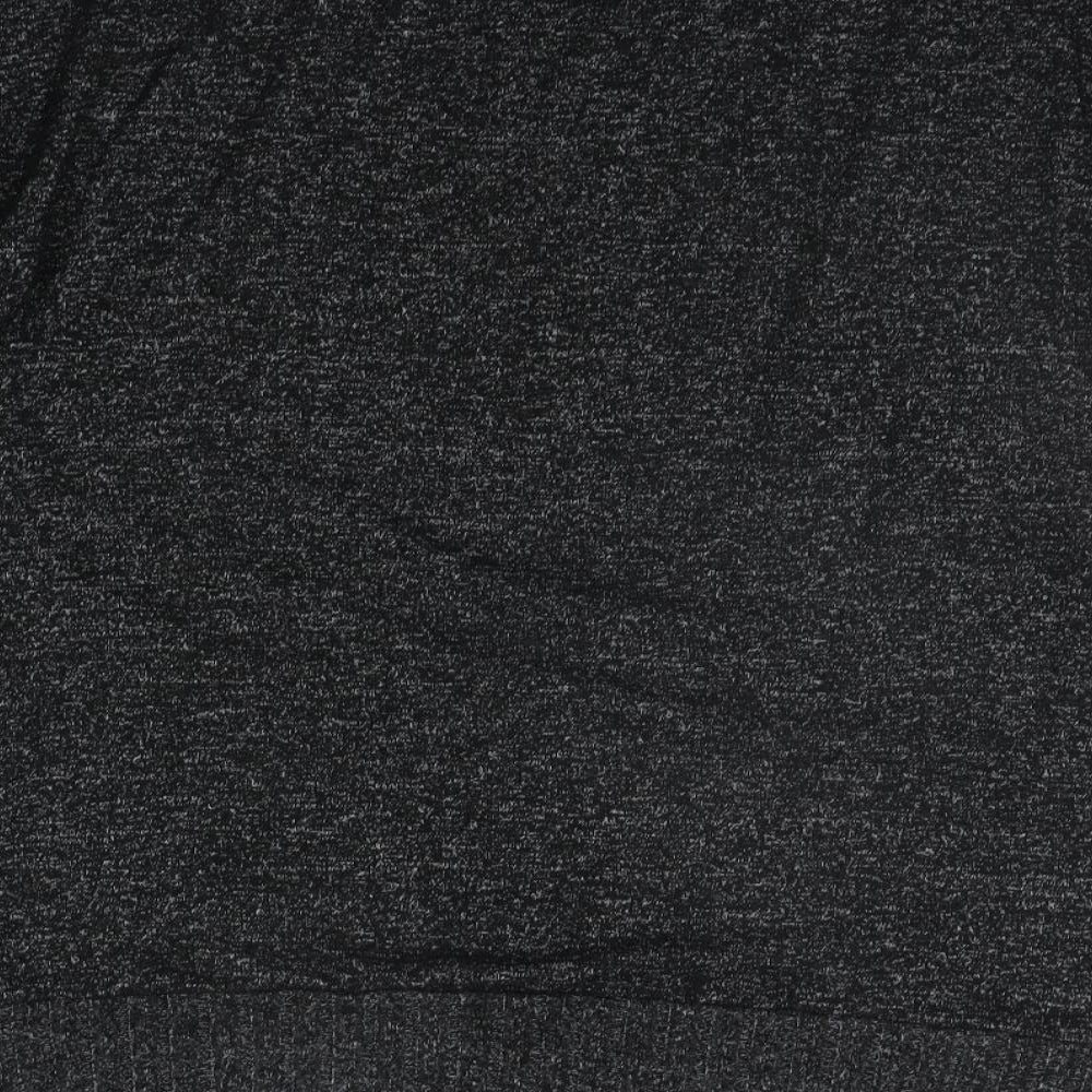 Marks and Spencer Womens Black Geometric Pullover Jumper Size 12