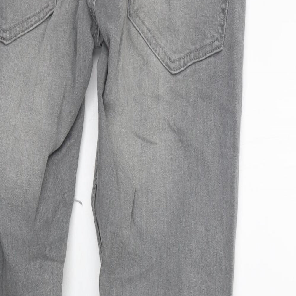 Acw85 Womens Grey Straight Jeans Size 30 in L28 in