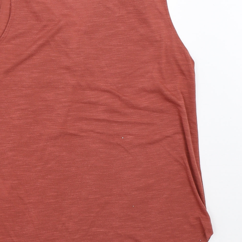 New Look Womens Red Basic Tank Size 12