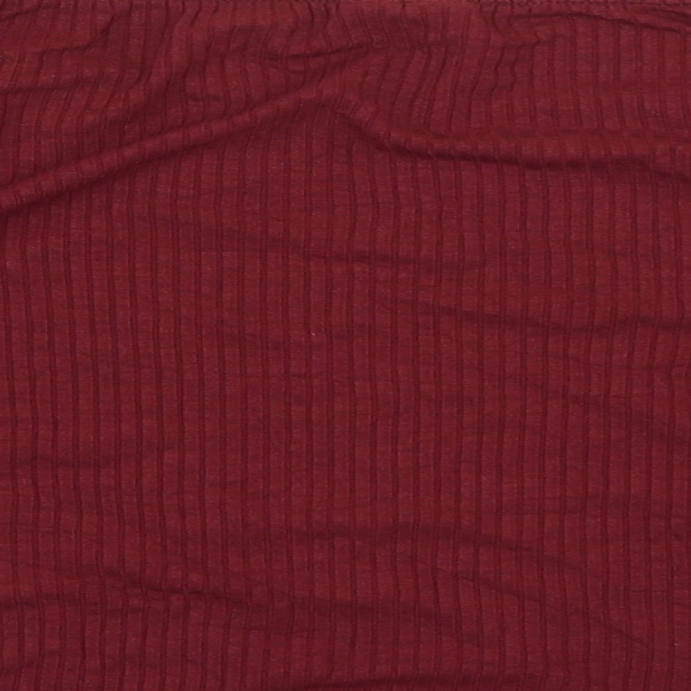 ASOS Womens Red Basic Blouse Size 22