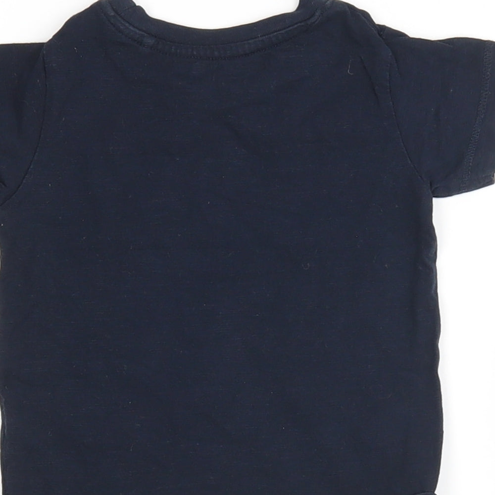 Next Boys Blue Basic Polo Size 3-6 Months
