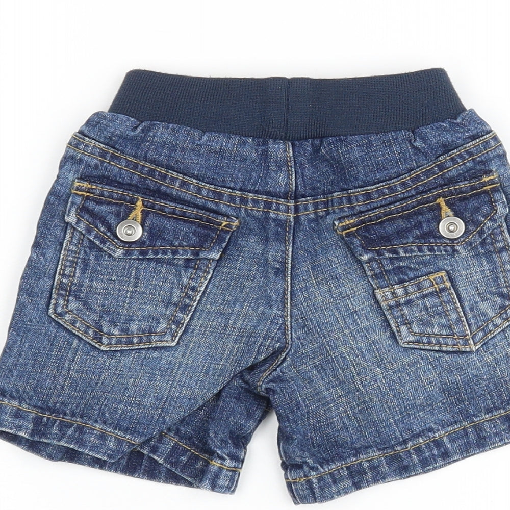 George Boys Blue Cropped Jeans Size 9-12 Months