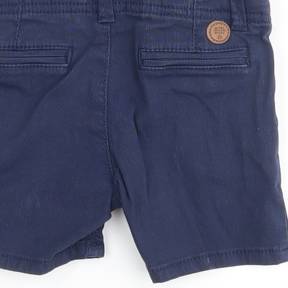 Mayoral Boys Blue Cropped Trousers Size 36 Months
