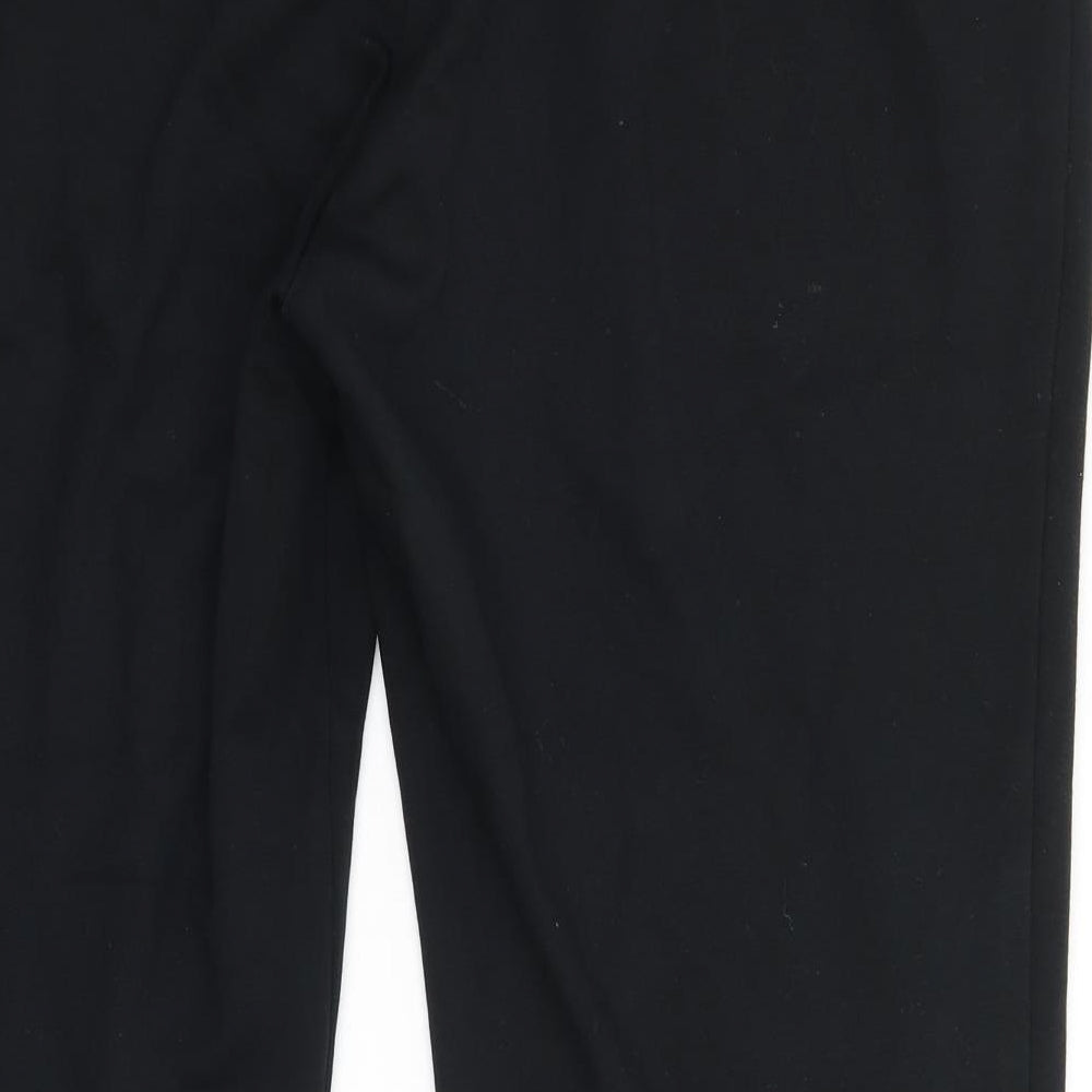 Marks & Spencer Womens Black Trousers Size 14 L26 in