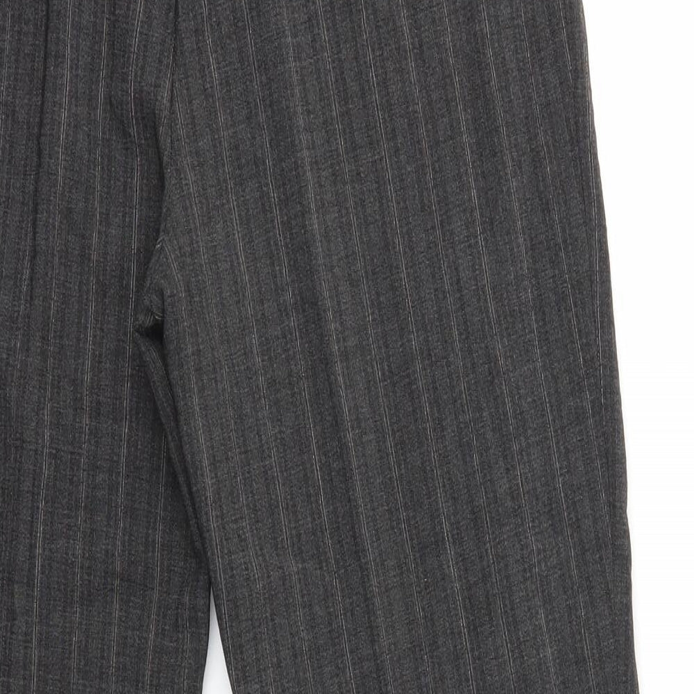Rene Lezard Womens Grey Dress Pants Trousers Size 32 in L28 in