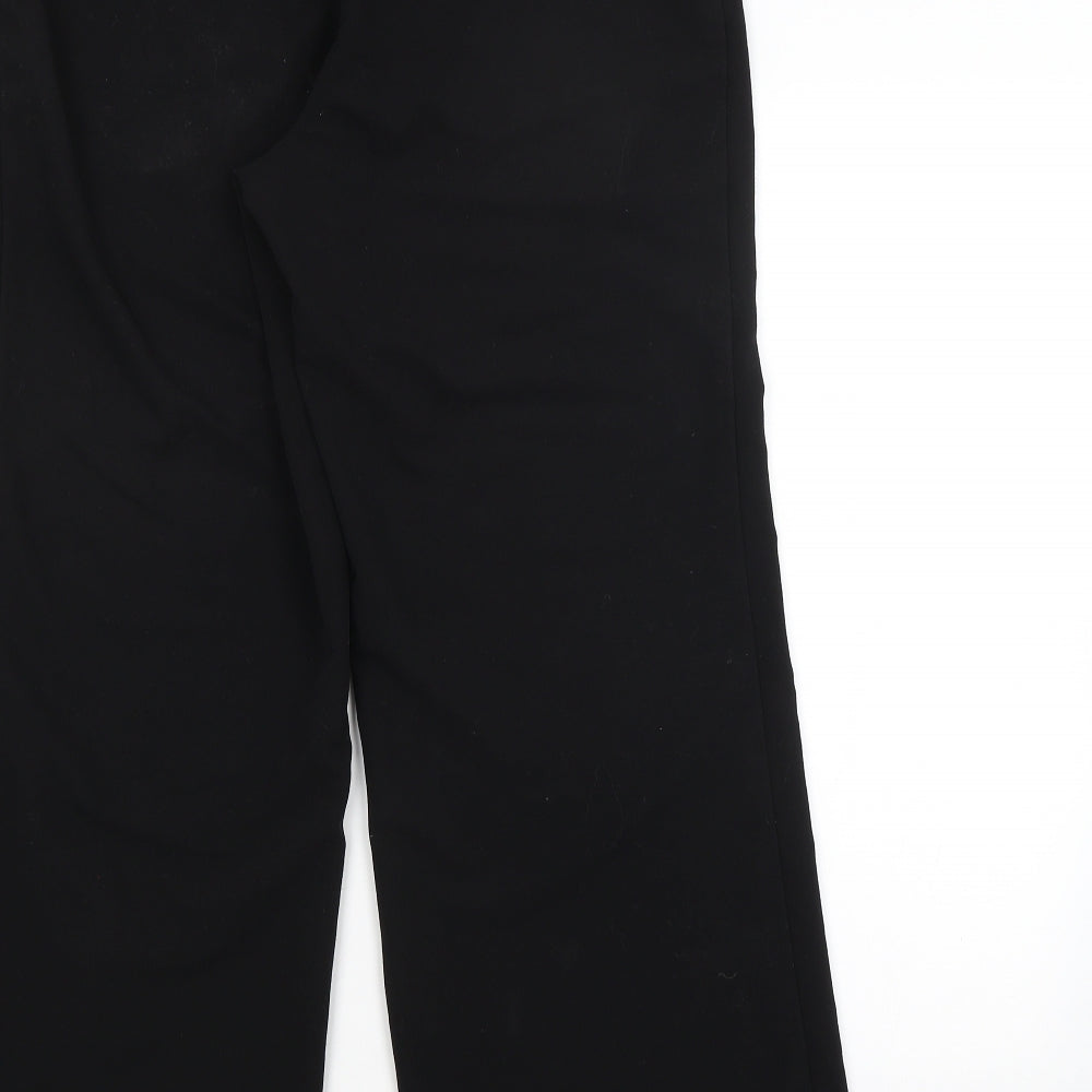Next Womens Black Trousers Size 12 L27 in