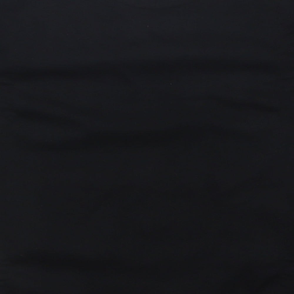 JERZEES Boys Black Basic T-Shirt Size 5-6 Years