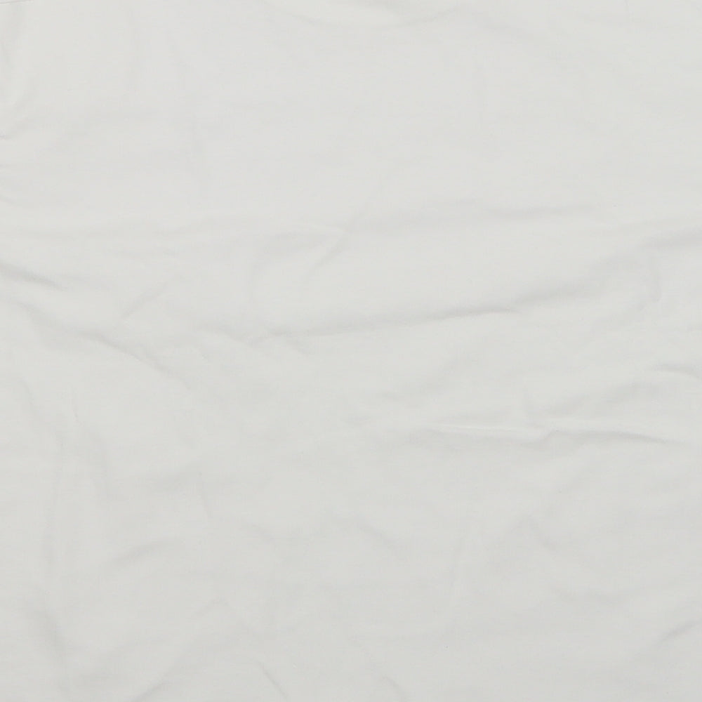 JERZEES Boys White Basic T-Shirt Size 9-10 Years