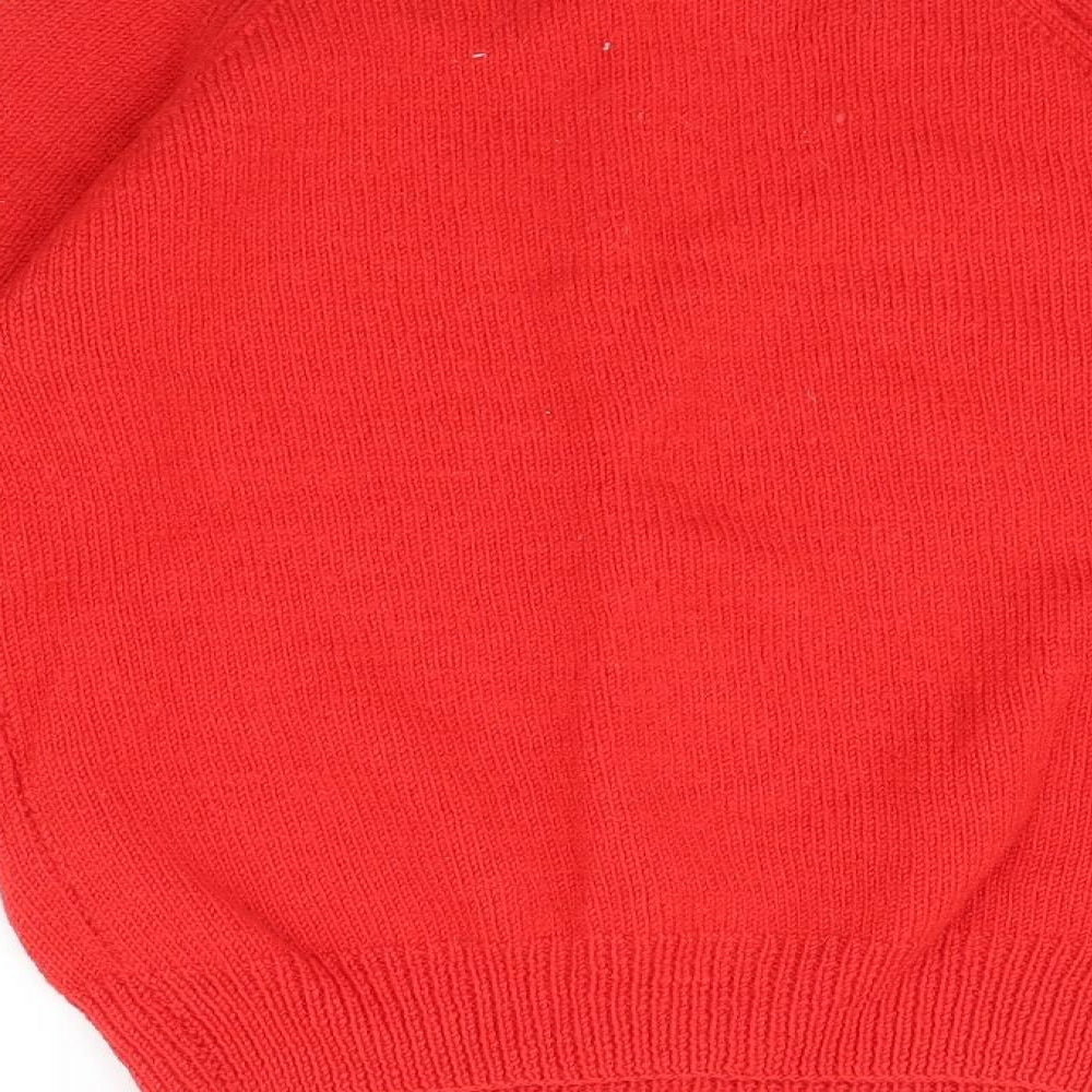 Peggy consitt Womens Red Pullover Jumper Size S