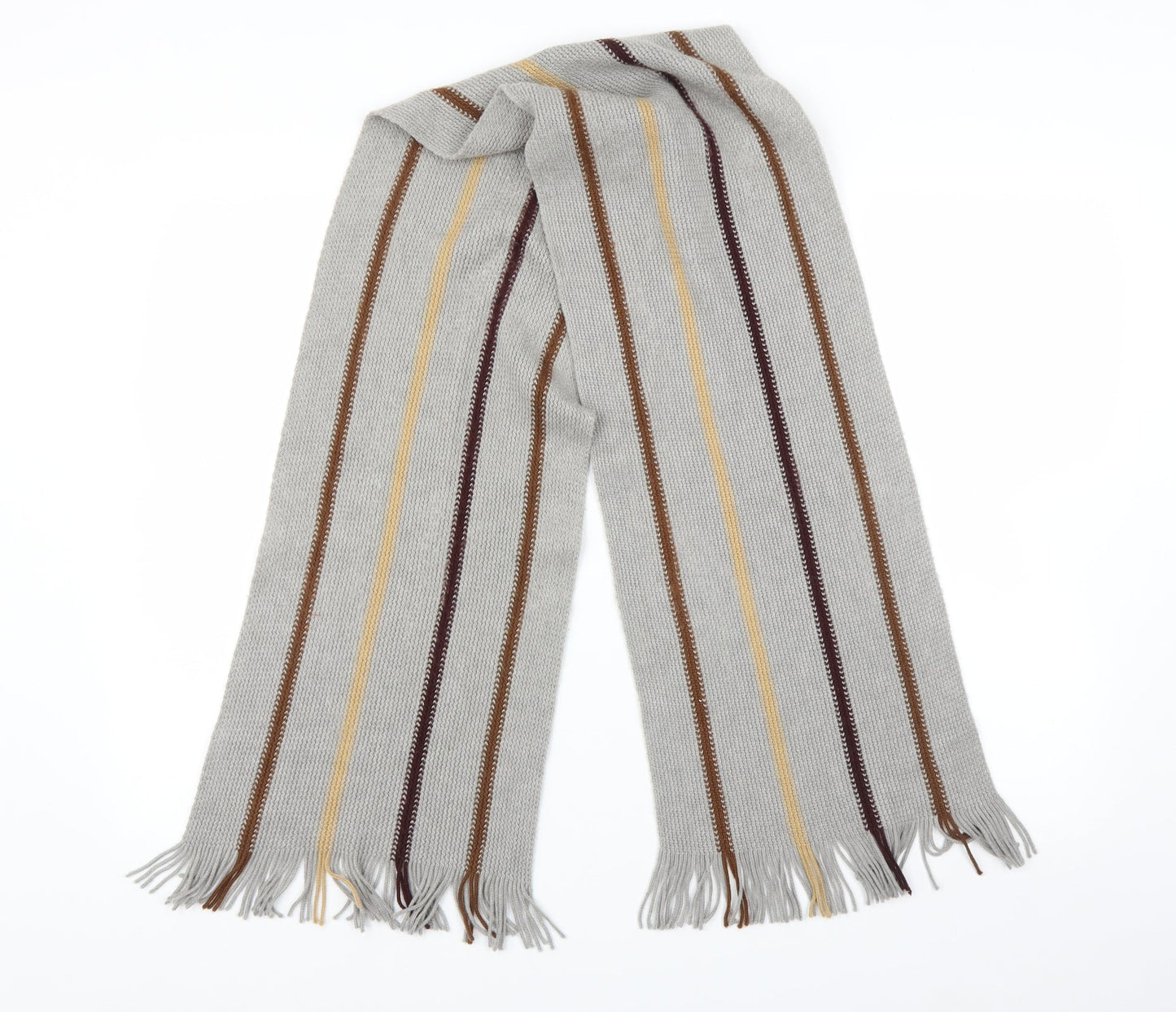 Preworn Womens Multicoloured Striped Scarf