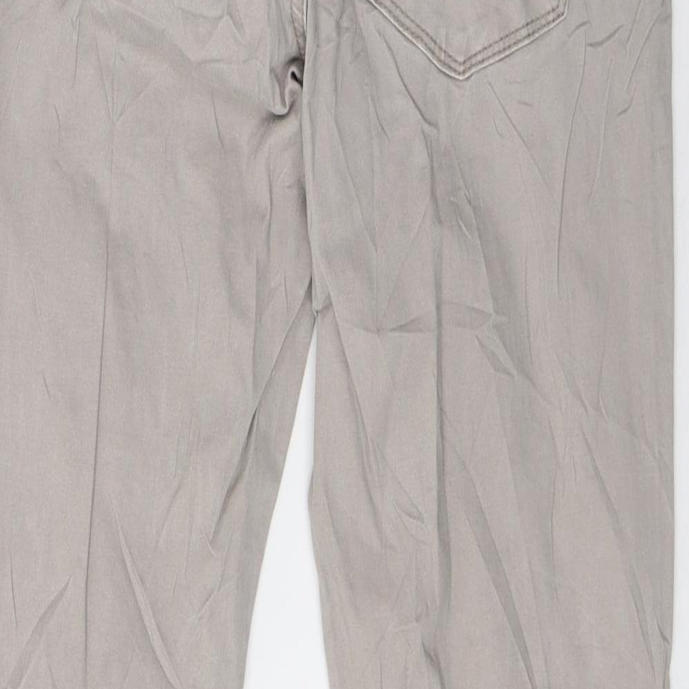 Marc Lauge Womens Grey Trousers Size 8 L31 in