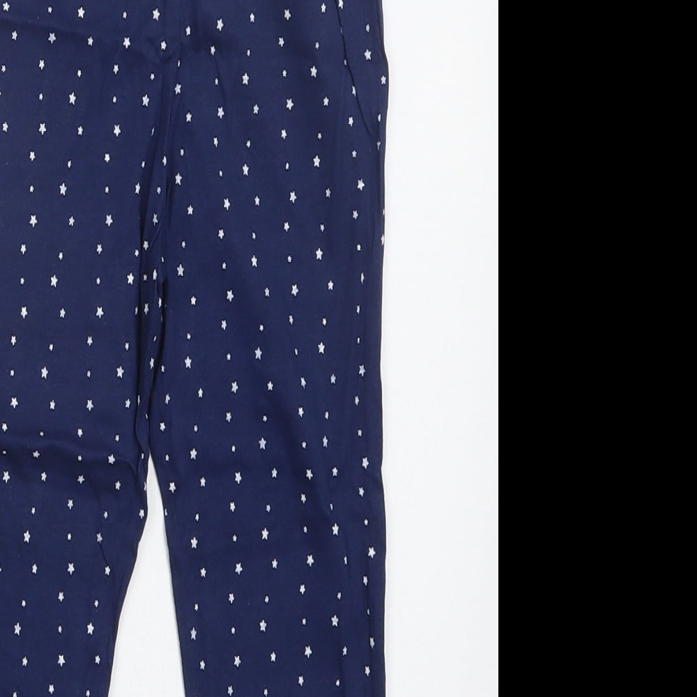 Lily & Dan Girls Blue Geometric Capri Pyjama Set Size 3-4 Years