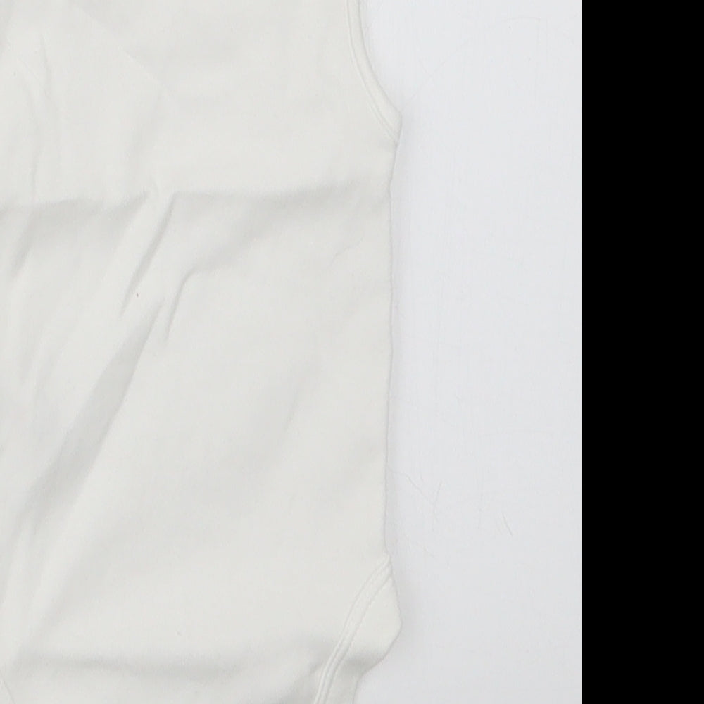George Baby White Babygrow One-Piece Size 3-6 Months