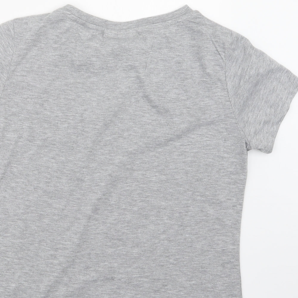 Bravado Womens Grey Basic T-Shirt Size 14