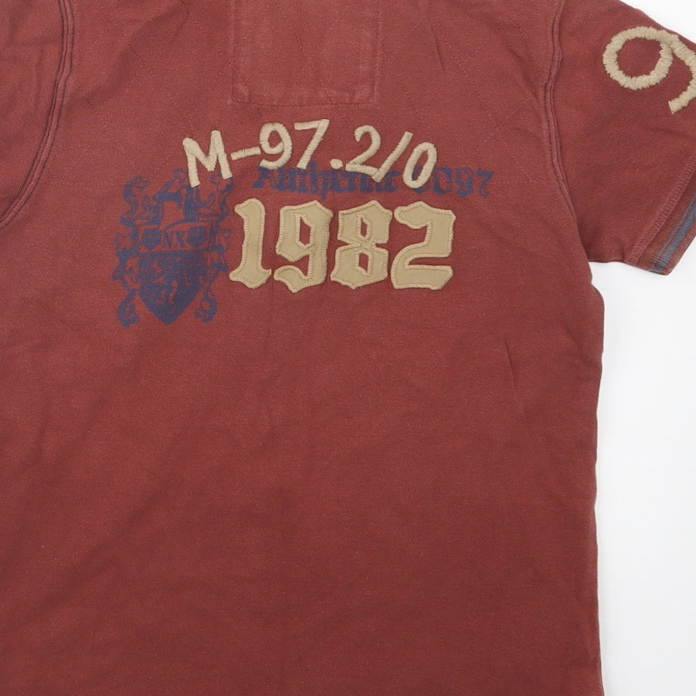 Next Boys Brown Basic Polo Size 9 Years
